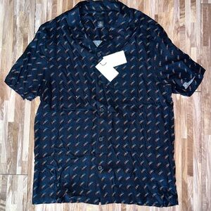H&M Black Pride Geometric Pattern Shirt
